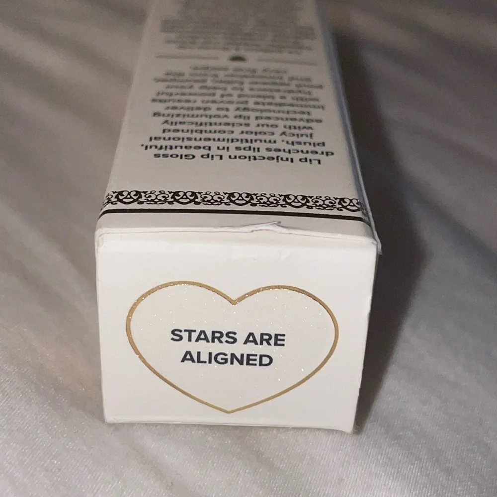 Too Faced Stars Are Aligned Lip Injection Power Plumping Lip Gloss Clear Shimmer